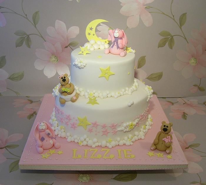 Christening Cake for Lizzie