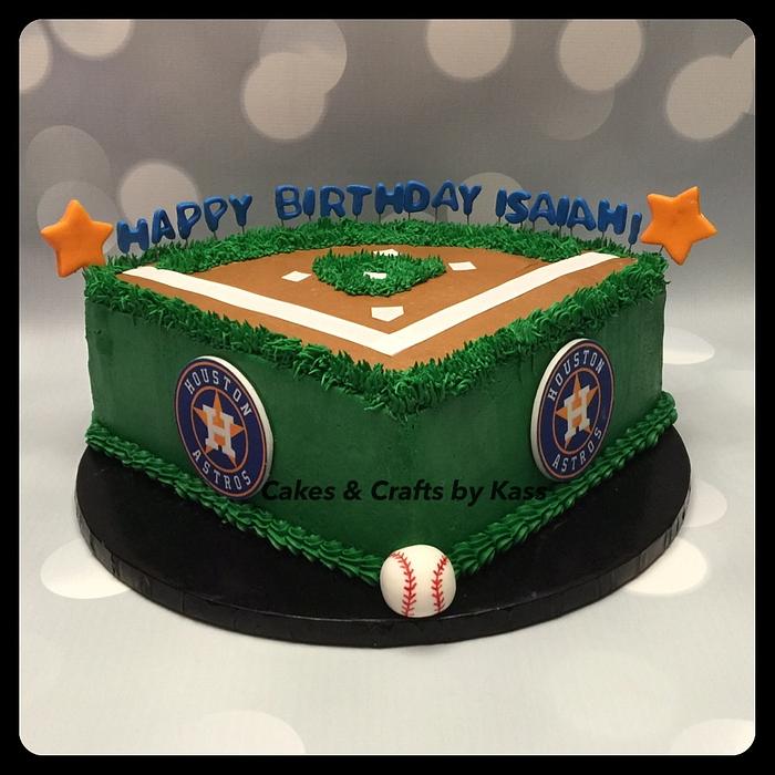 Baseball Field Cake 
