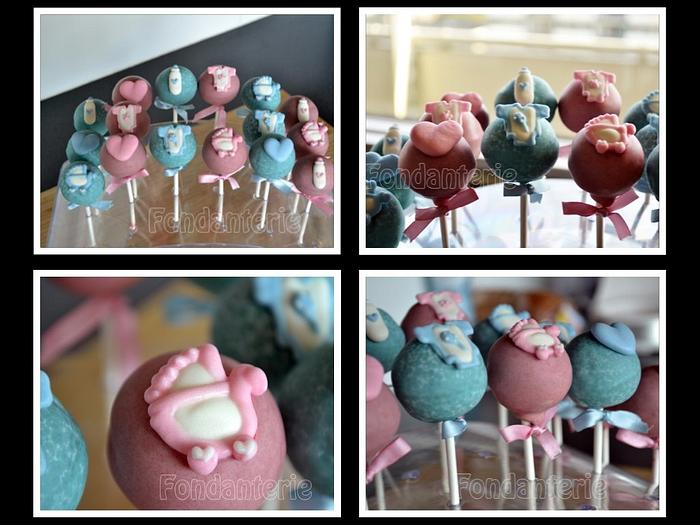 Babyshower cakepops