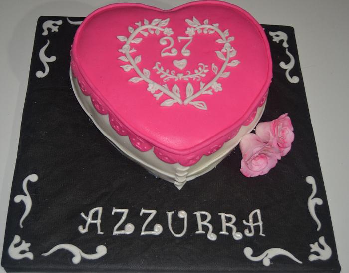 Birthday cake for Azzurra