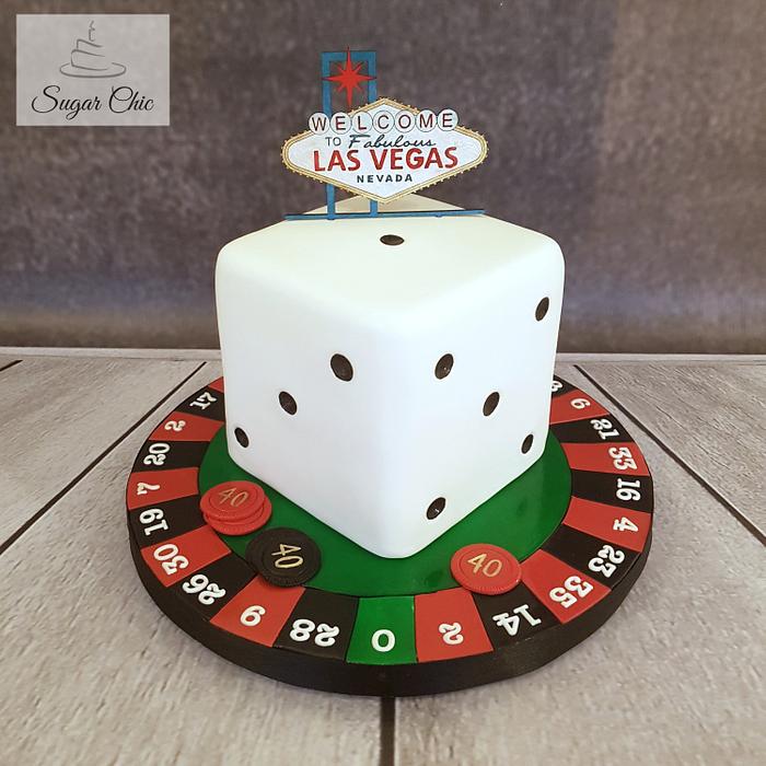 x Las Vegas Birthday Cake x 