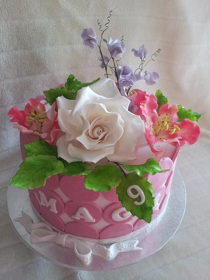 A birthday cake 