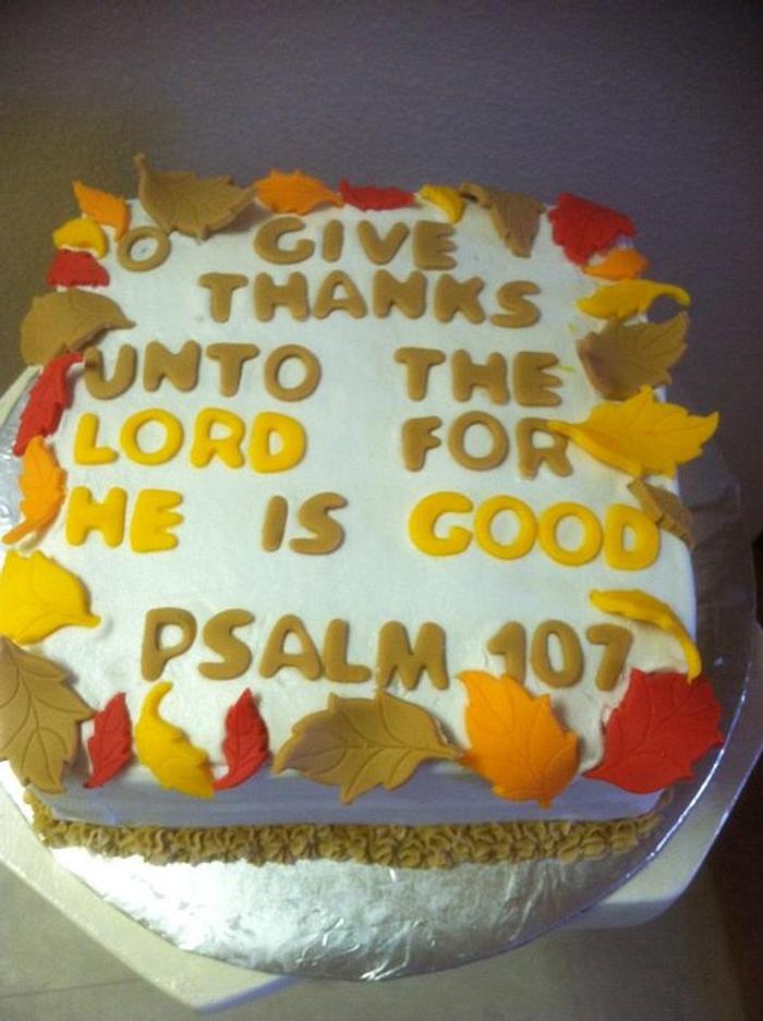 Psalm cake