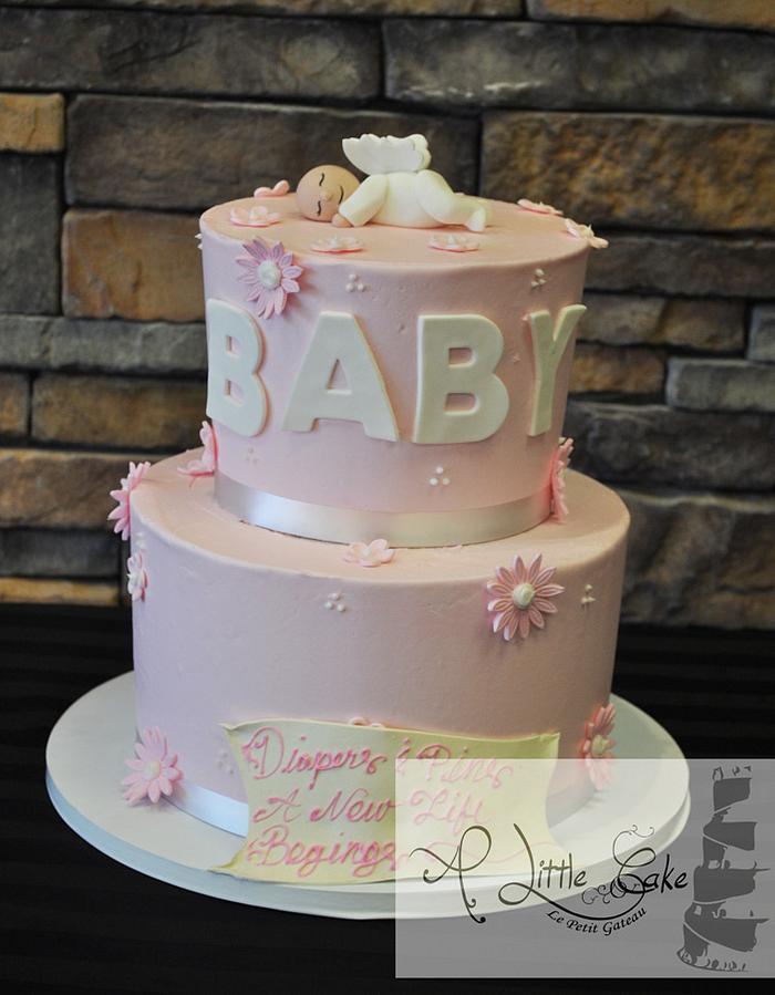 Angle Baby Showed Cake
