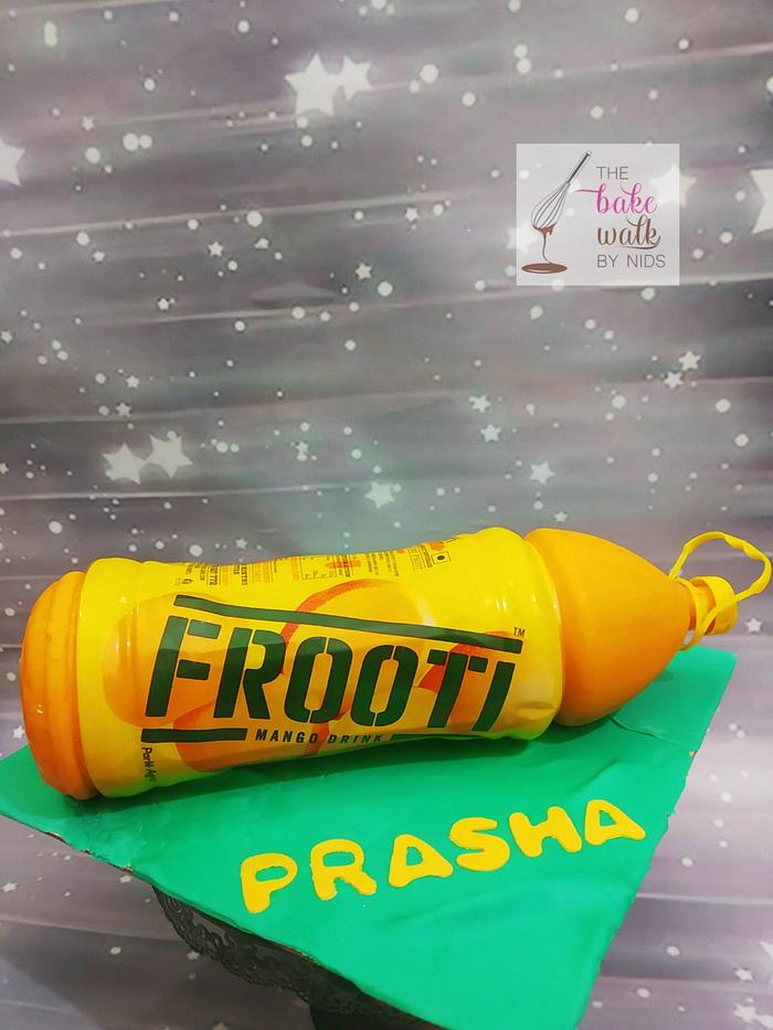 Frooti bottle cake
