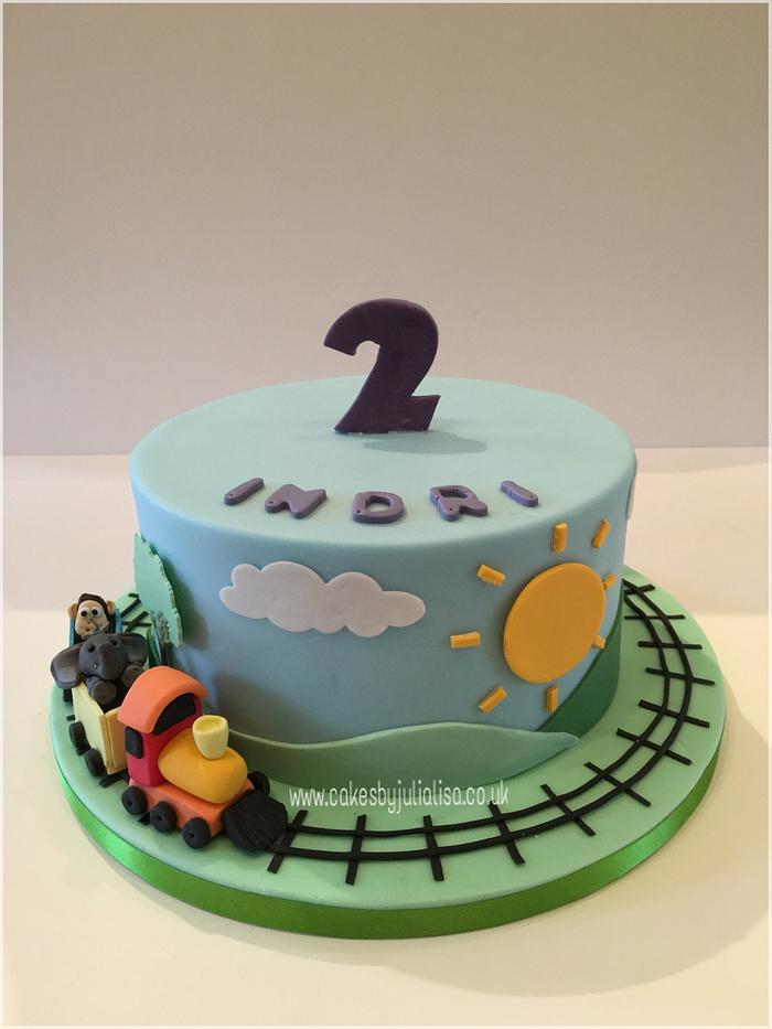 Train Novelty birthday cake