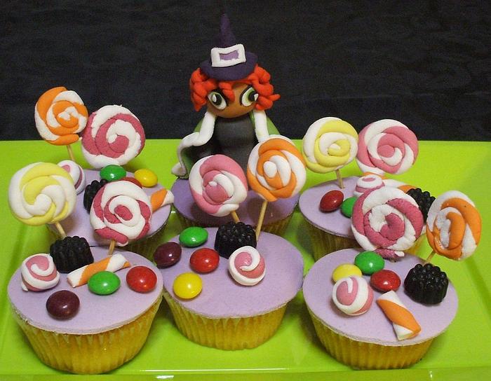 Witch's cupacakes