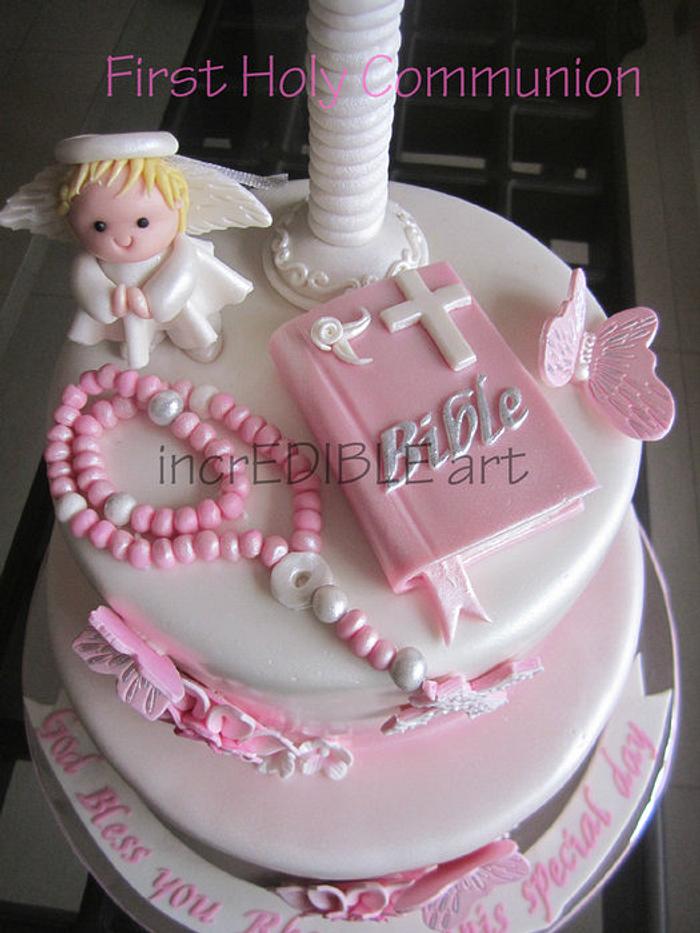 "Blessed"- First Holy Communion Cake