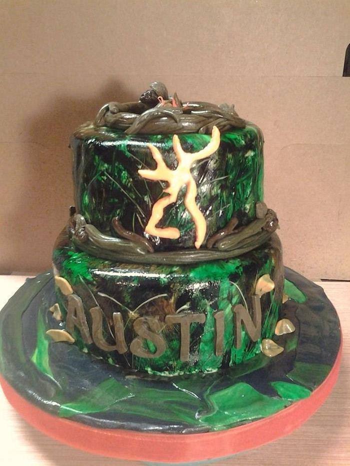 Browning Hunting & Camping Cake