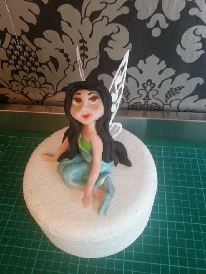 silvermist the fairy fondant topper