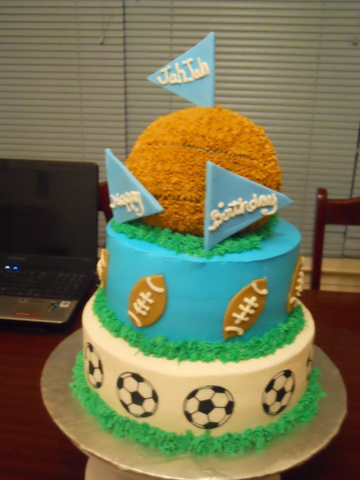 Sport Balls Cake