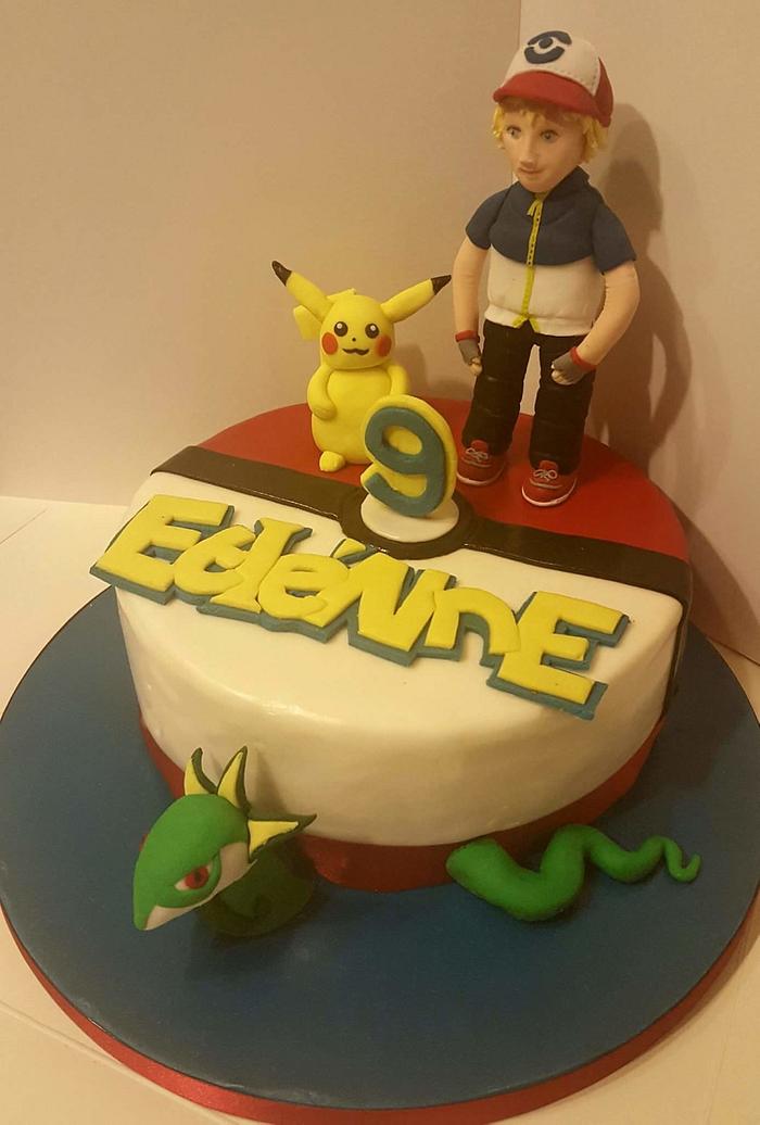 Pokemon Go Birthday Cake