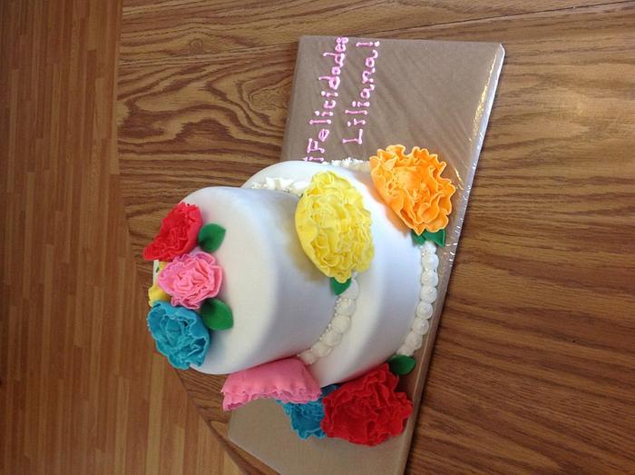 Mexican Theme Birthday Cake
