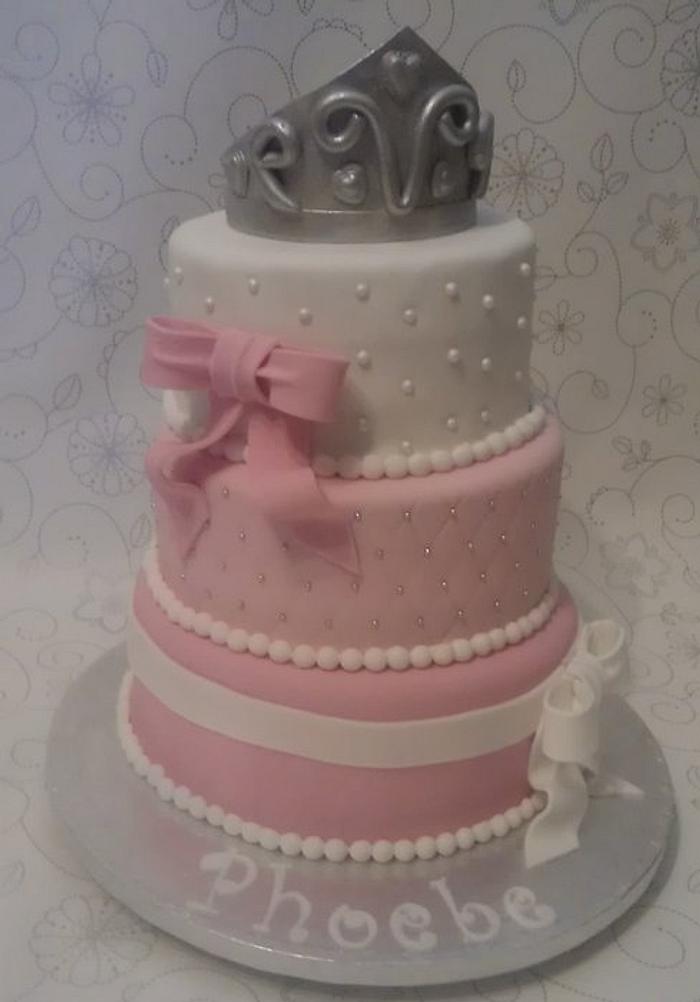 Princess Style Tiered Cake
