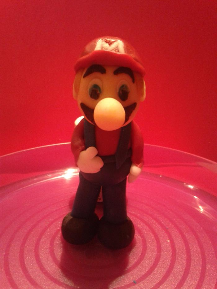 Mario cake topping