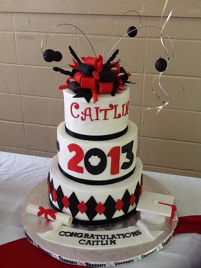 Caitlin's Graduation Cake