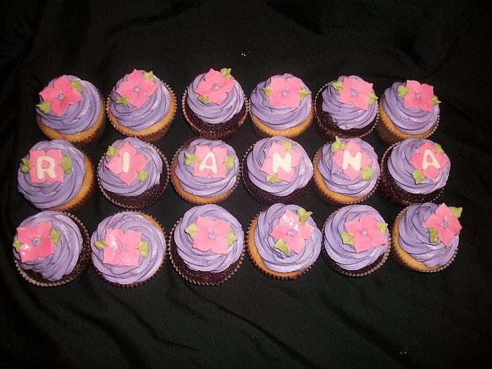 Girlie Birthday Cupcakes