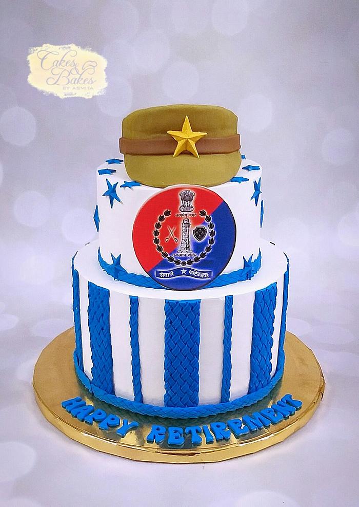 Police theme cake 