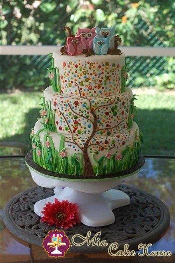Family tree cake