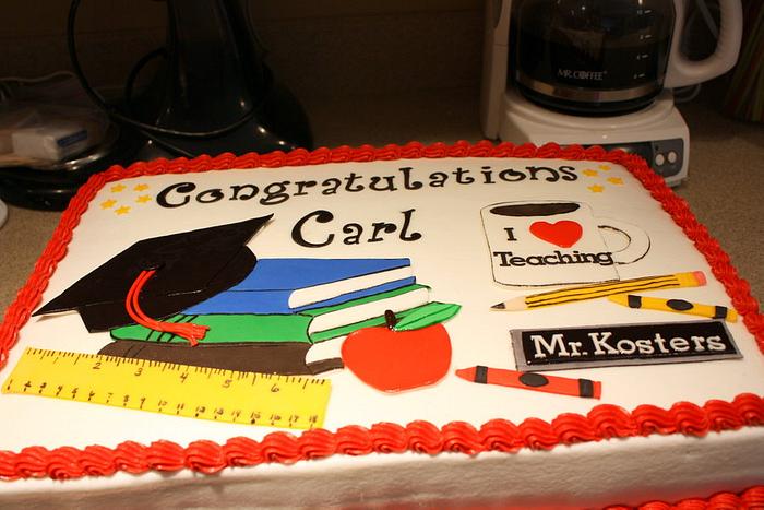 Carl's graduation Cake