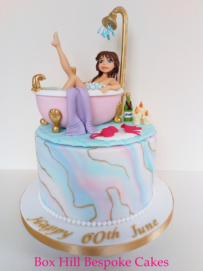 Hot Tub Birthday Cake - Mel's Amazing Cakes