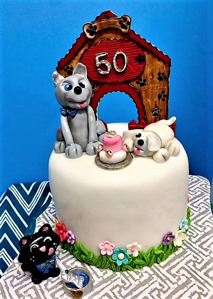 Doggies cake