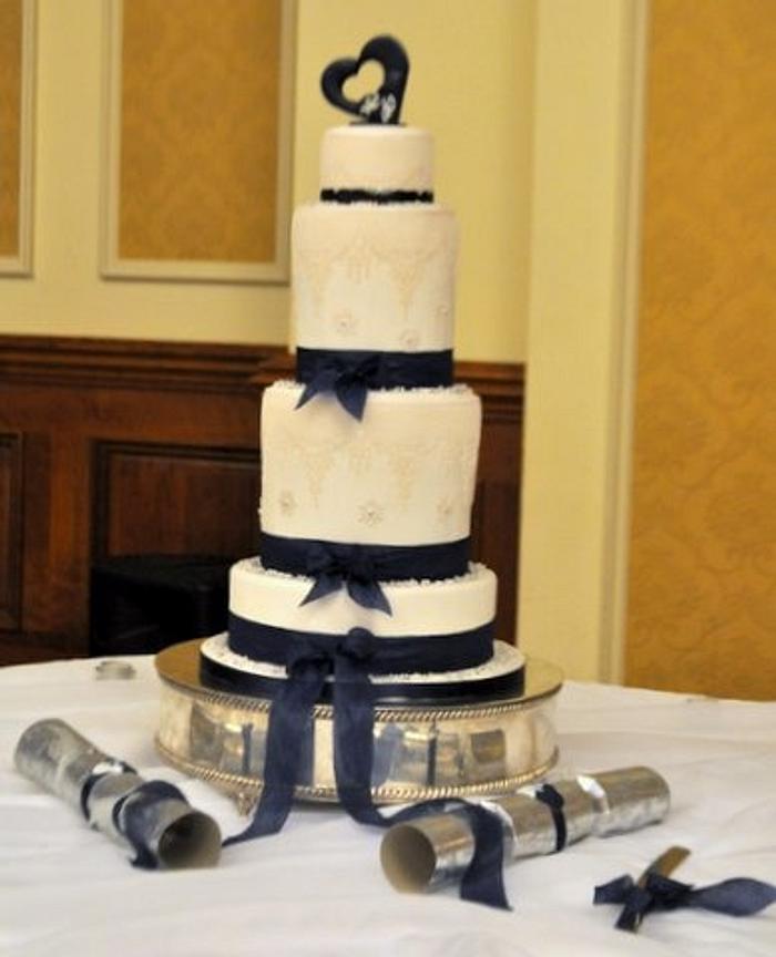 Laced Wedding Cake.