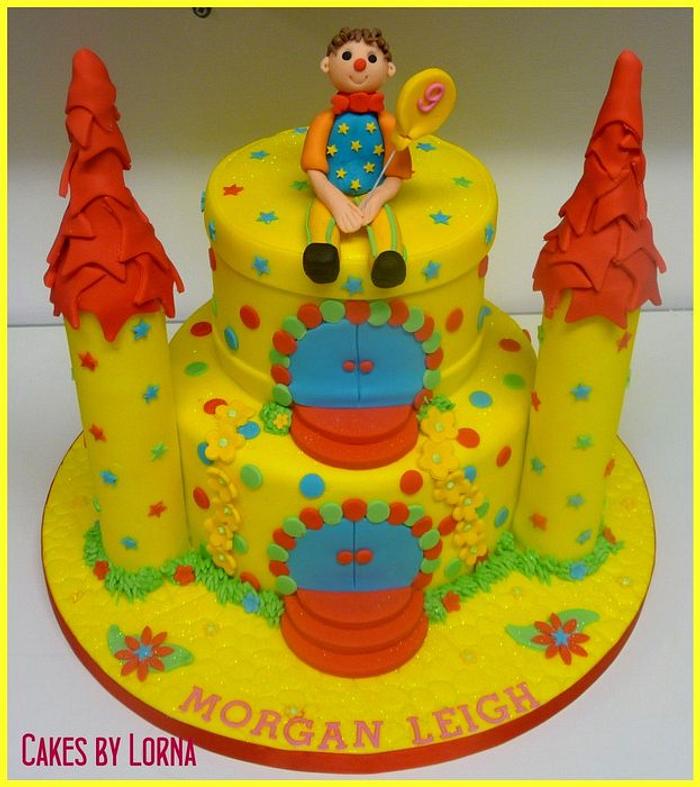 Mr Tumble Castle Cake