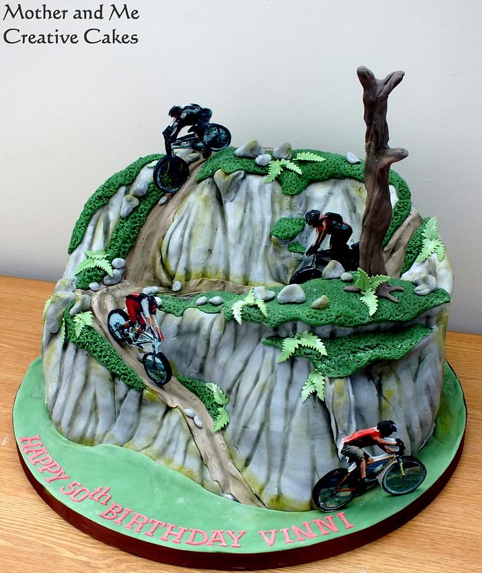 Mountain Biking Cake