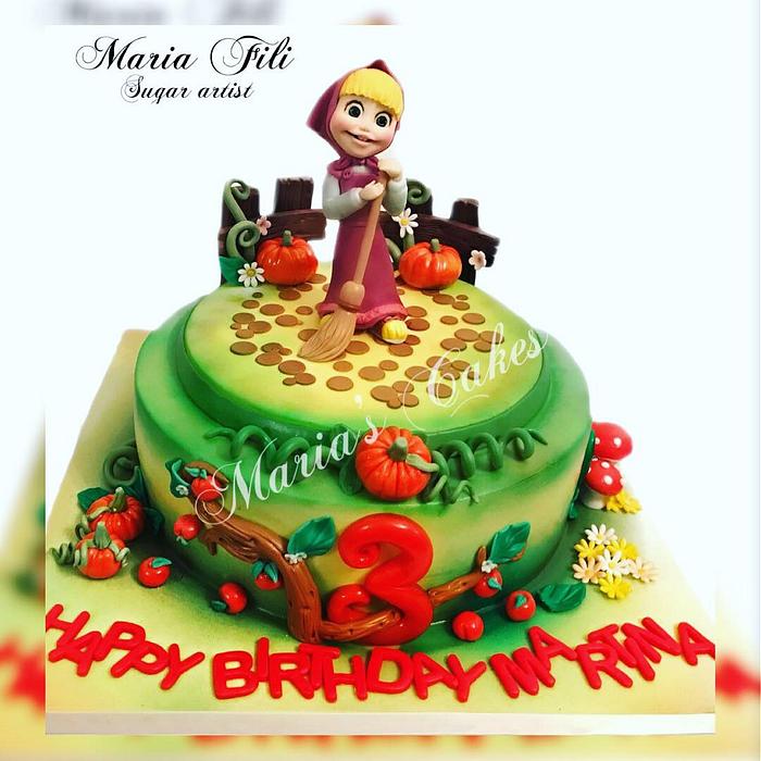 Masha Birthday Cake 