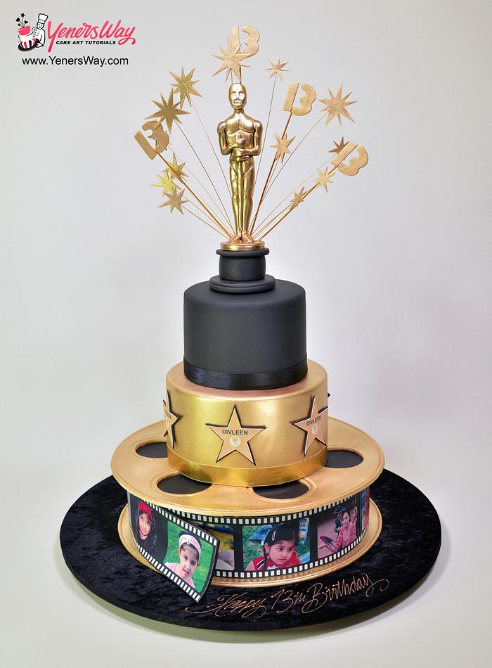 Hollywood Oscars Cake