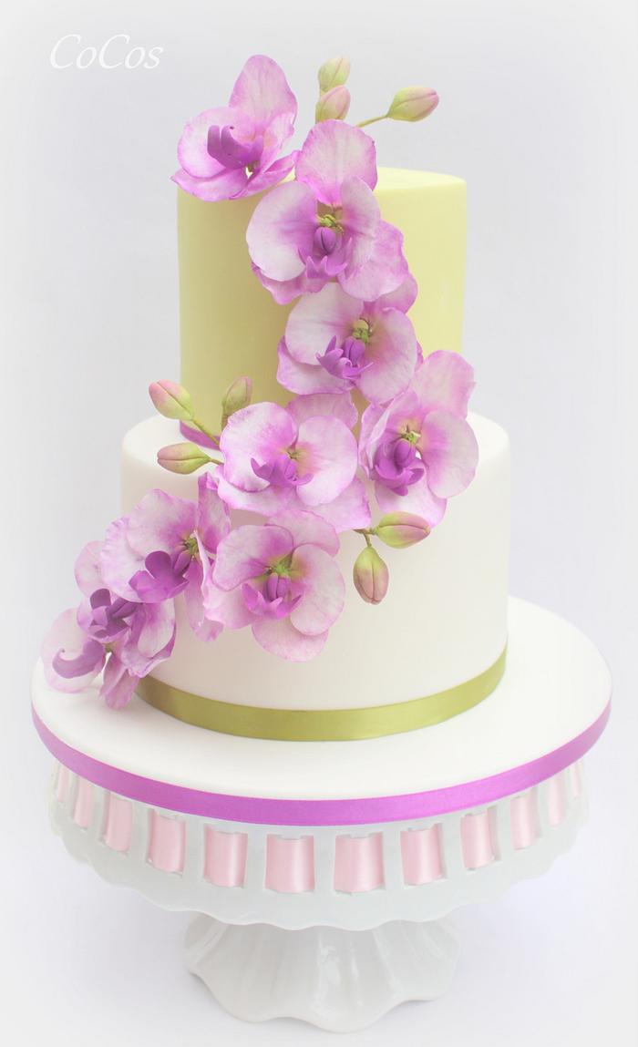 Orchid Cake 