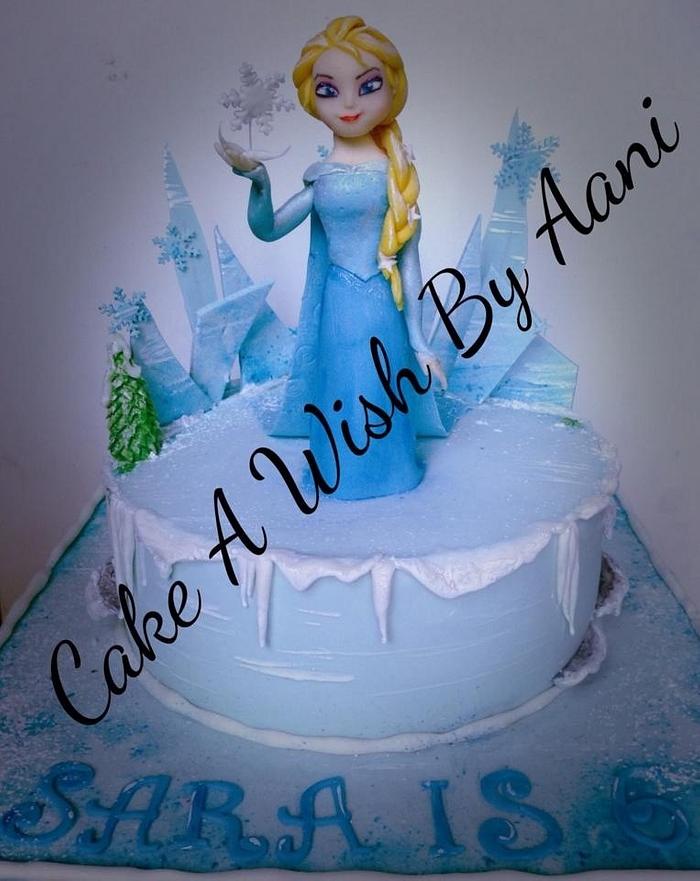 My second frozen themed cake