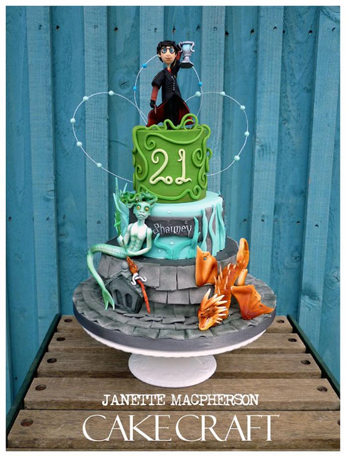 Harry Potter Goblet of Fire Cake