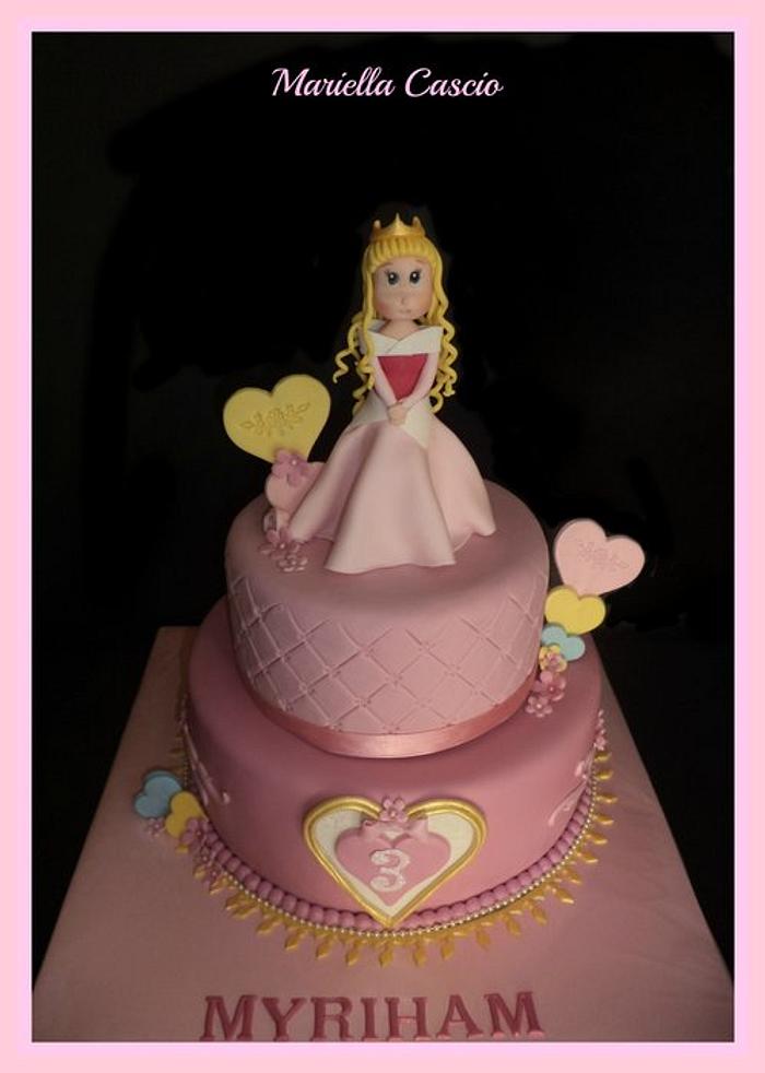 Baby princess cake
