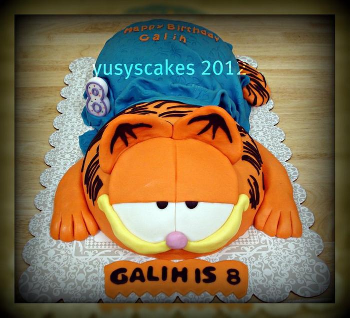 Garfield Cake with Blanket
