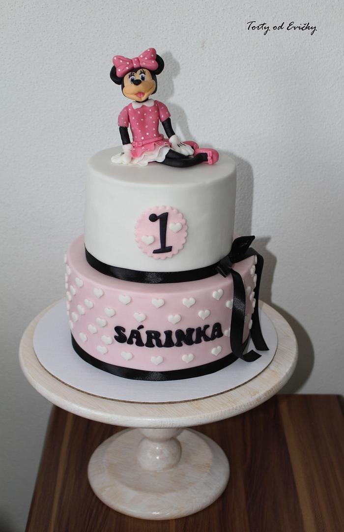 Minnie cake for little girl