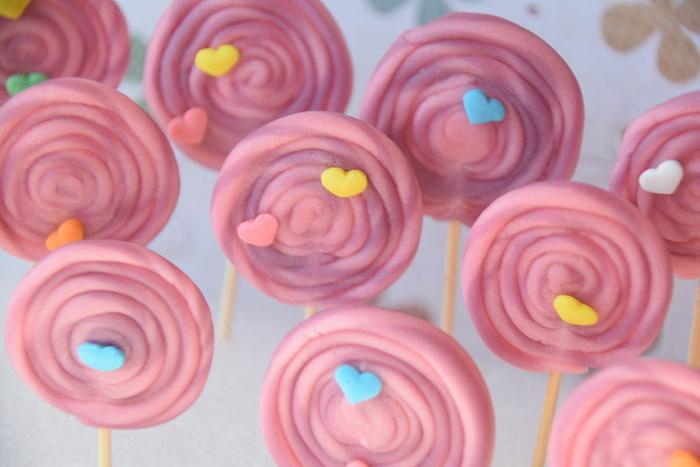 Candy Lollies Fondant Toppers