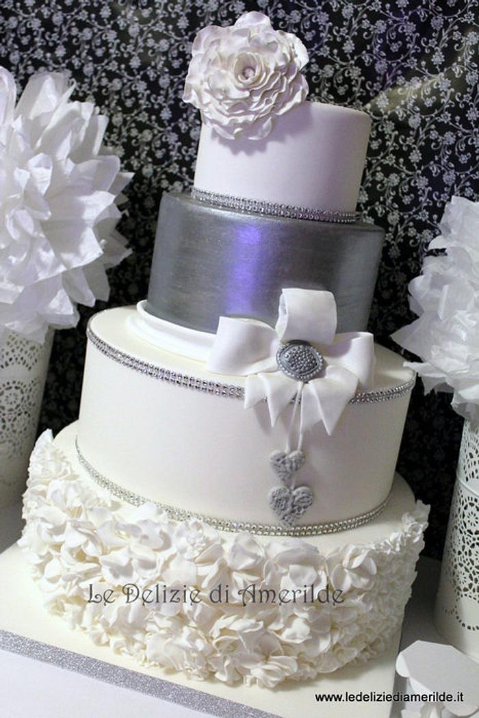 Couture wedding cake