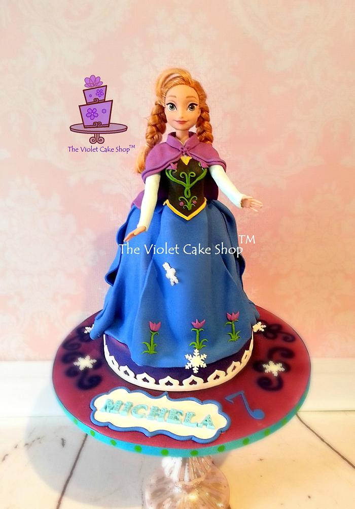 ANNA - Frozen Themed Doll Cake for Michela
