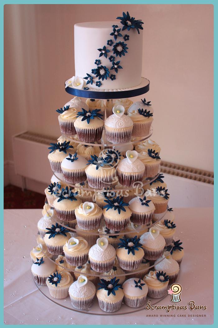 Zoe & Mark's Wedding Cupcake Tower
