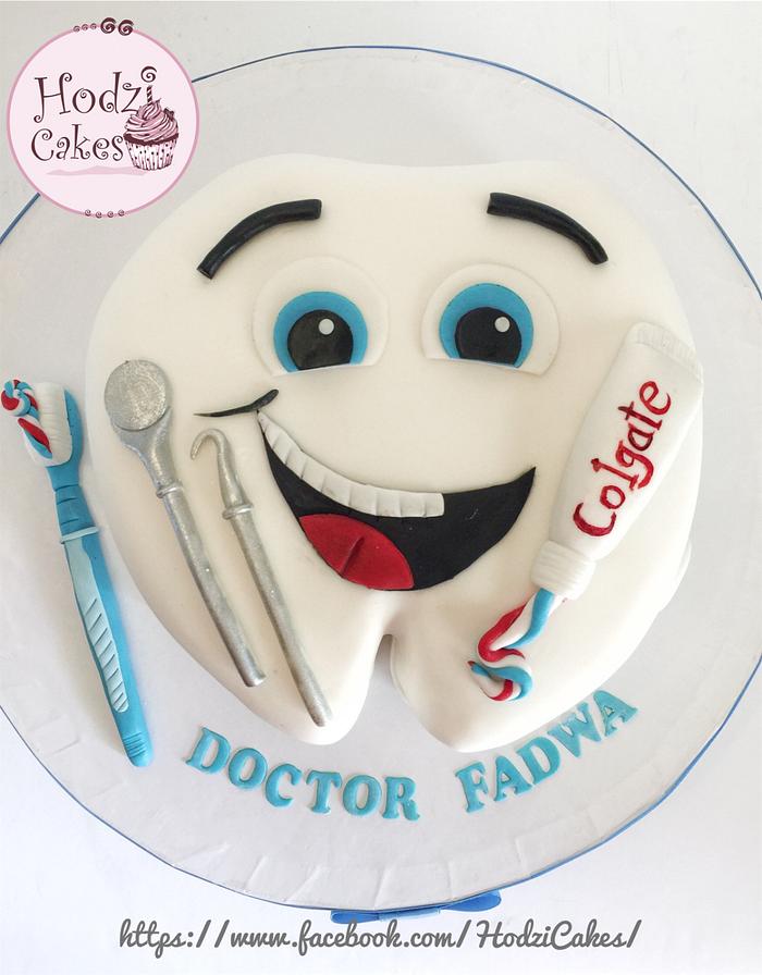 Dentist graduate cake 