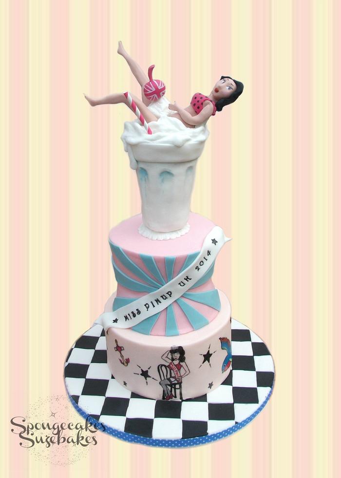 Miss Pinup Uk Winners Cake