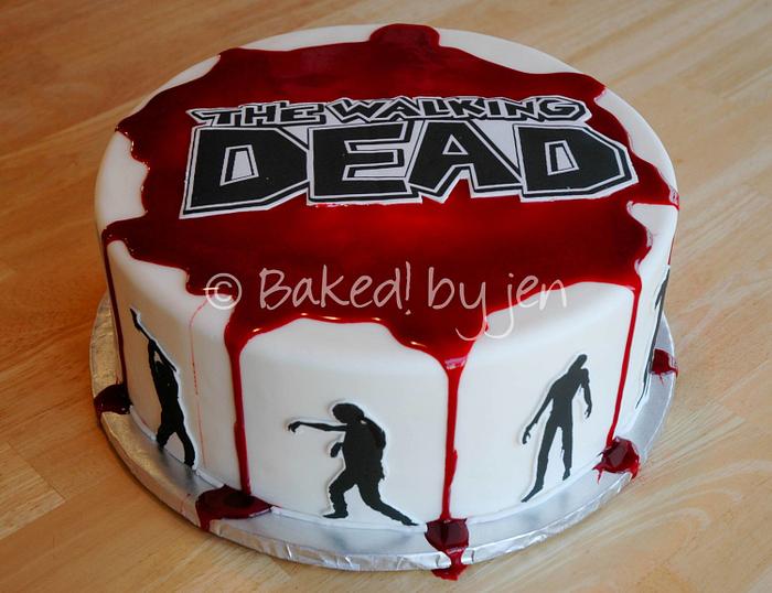 The Walking Dead Birthday Cake