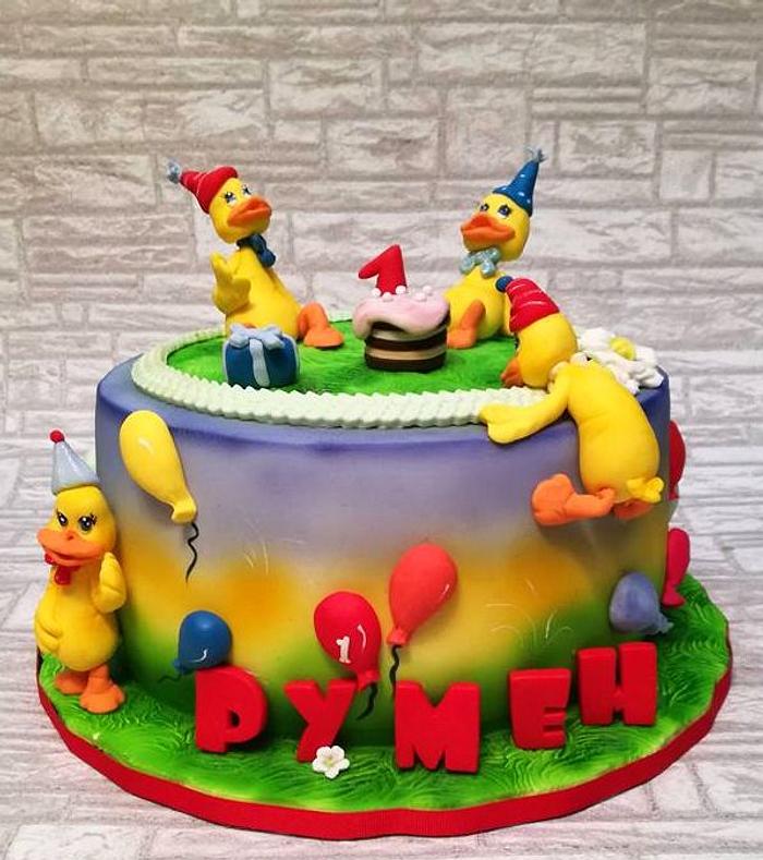 Duckling cake