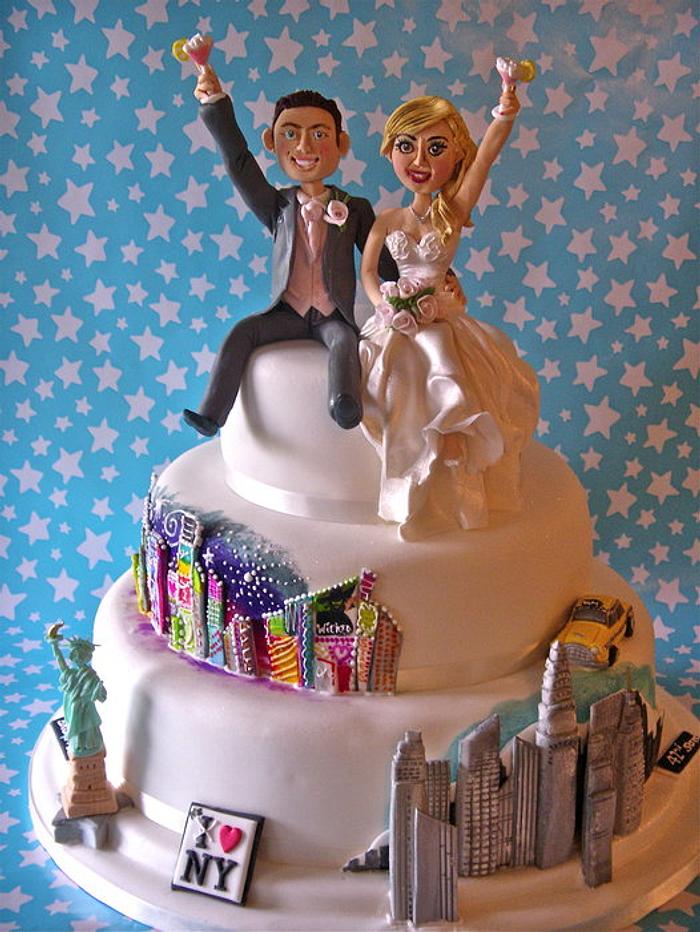 New York wedding cake