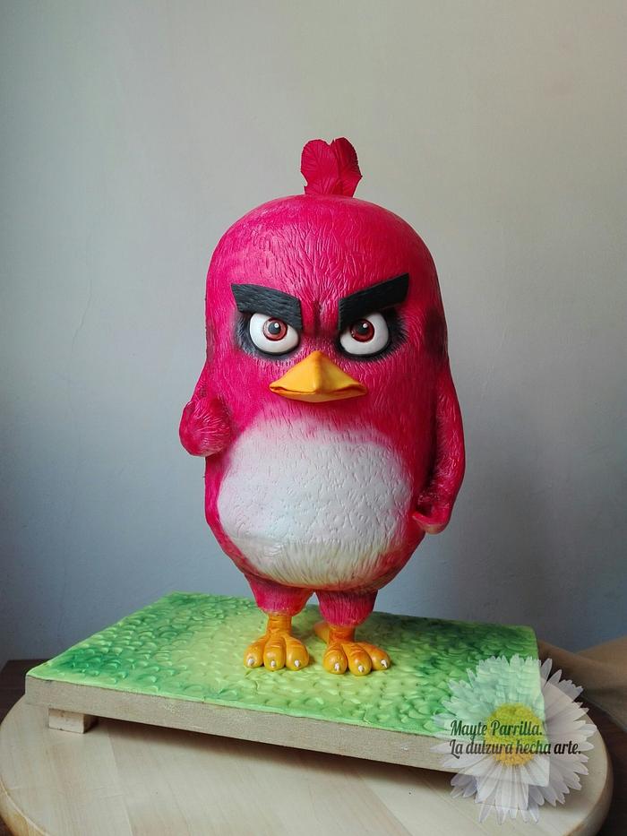 Angry birds movie cake