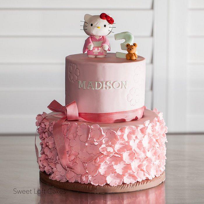 Sakura Hello Kitty Cake