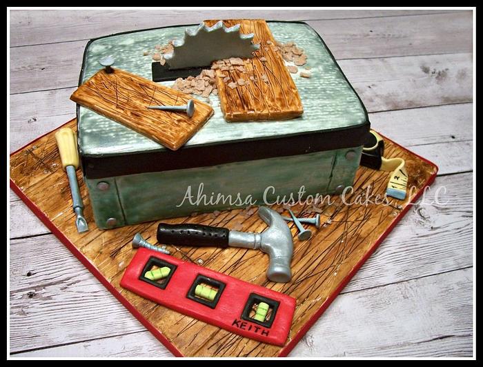 Table Saw & Tool cake 