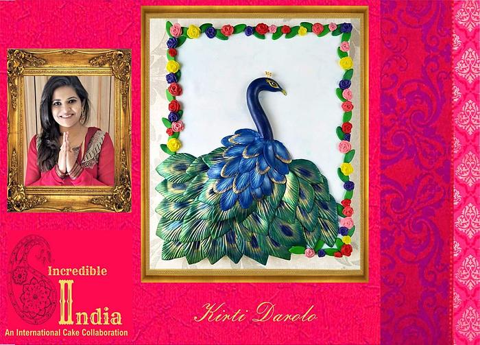 The Royal Peacock - Incredible India Cake Collaboration 